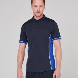 Finden and Hales Contrast Panel Polo Shirt